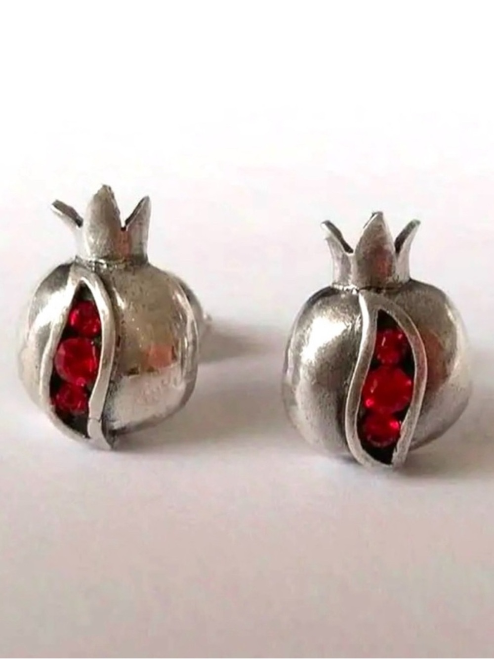 “Fruit of the Dead” Pomegranate Persephone Adonis Greek Gods Spinel Seed Earring